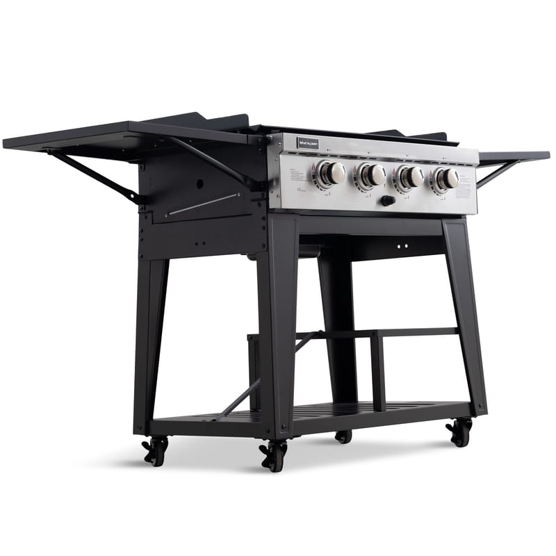 Gasoldrivet stekbord 16 kW | 4 rostfria brännare | Lockhart - Trädgård & spabad - Grillar & matlagning utomhus - Gasolgrill