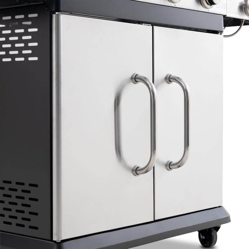 Gasolgrill 14.5 kW | 4 rostfria brännare & 1 sidobrännare | St. Louis - Trädgård & spabad - Grillar & matlagning utomhus - Gasolgrill