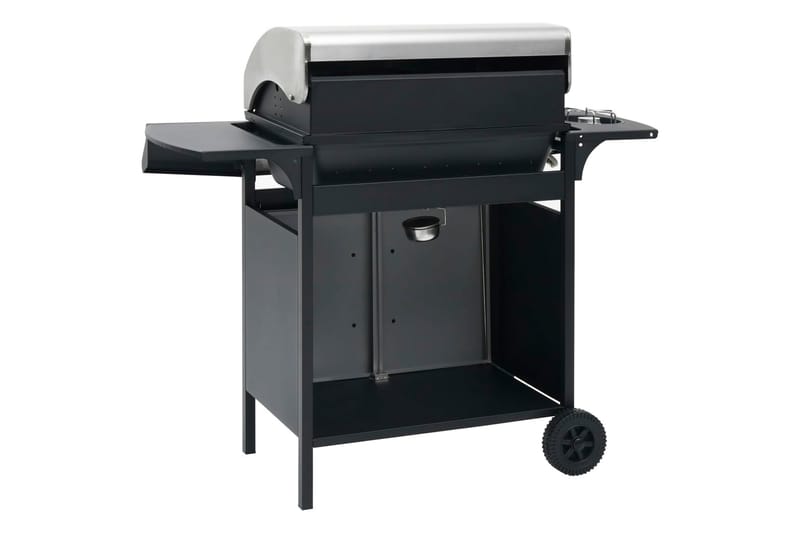 Gasolgrill 4+1 kokzoner svart och silver - Svart/Silver - Trädgård & spabad - Grillar & matlagning utomhus - Gasolgrill