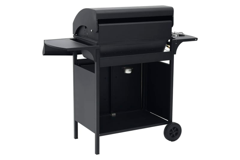 Gasolgrill 4+1 kokzoner svart - Svart - Trädgård & spabad - Grillar & matlagning utomhus - Gasolgrill
