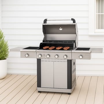 Gasolgrill i rostfritt stål | 5 Brännare och IR-Brännare | Dallas - Trädgård & spabad - Grillar & matlagning utomhus - Gasolgrill