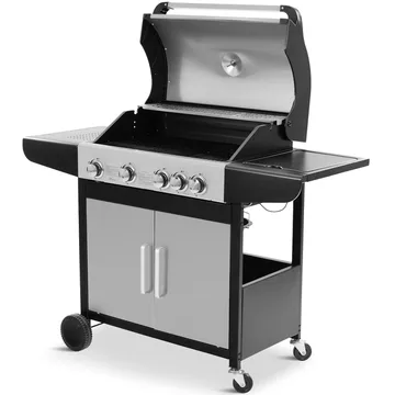 Gasolgrill med 4 rostfria brännare | Charleston - Trädgård & spabad - Grillar & matlagning utomhus - Gasolgrill