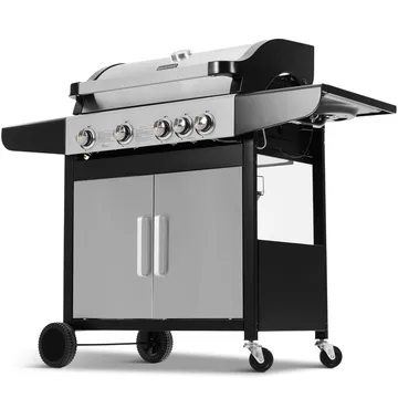 Gasolgrill med 4 rostfria brännare | Charleston - Trädgård & spabad - Grillar & matlagning utomhus - Gasolgrill