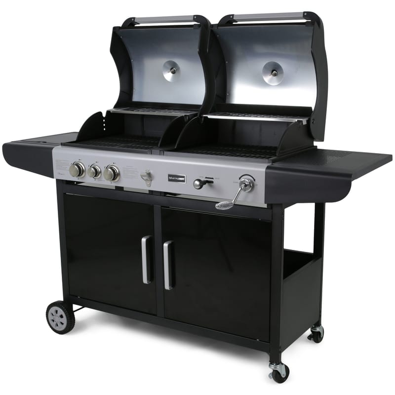 Kombinerad gasol- och kolgrill | Savannah - Trädgård & spabad - Grillar & matlagning utomhus - Gasolgrill