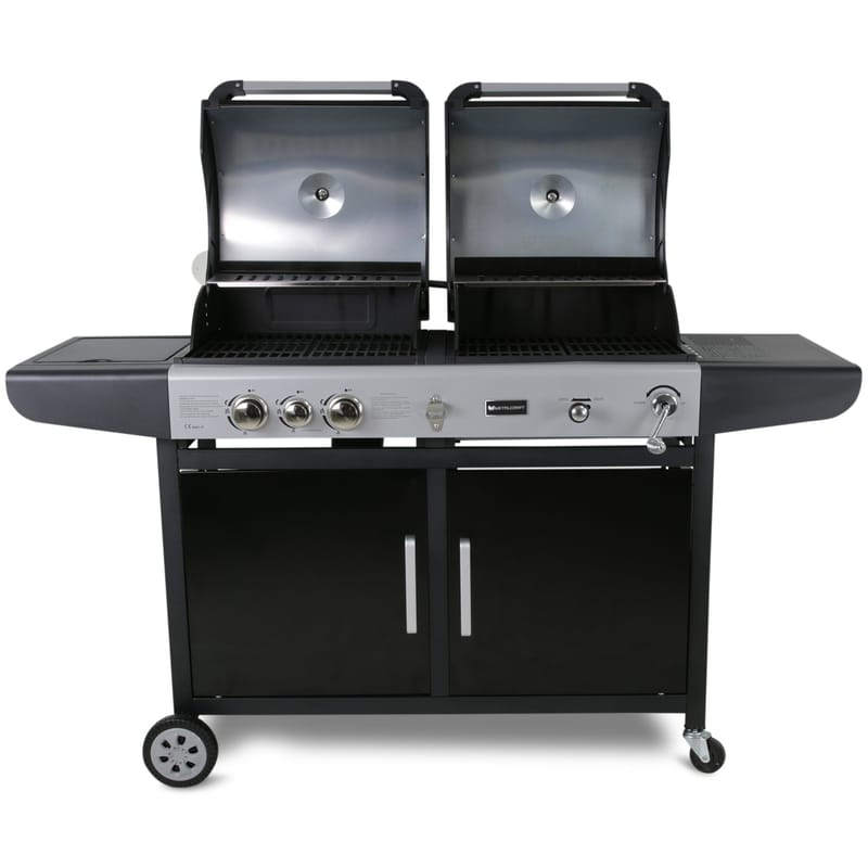 Kombinerad gasol- och kolgrill | Savannah - Trädgård & spabad - Grillar & matlagning utomhus - Gasolgrill