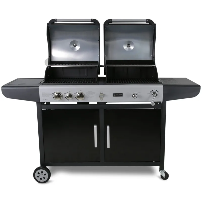 Kombinerad gasol- och kolgrill | Savannah - Trädgård & spabad - Grillar & matlagning utomhus - Gasolgrill