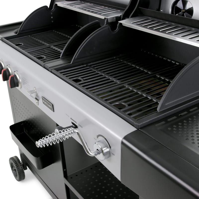 Kombinerad kol- och gasolgrill | Aurora - Trädgård & spabad - Grillar & matlagning utomhus - Gasolgrill