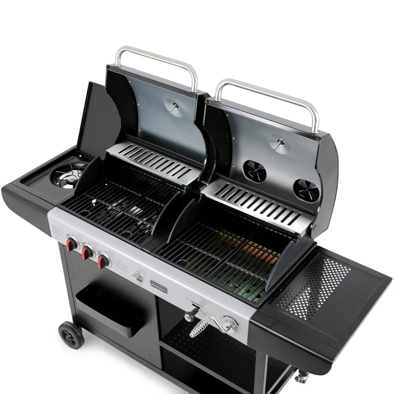 Kombinerad kol- och gasolgrill | Aurora - Trädgård & spabad - Grillar & matlagning utomhus - Gasolgrill