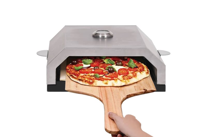 Pizzaugn med keramisk sten för gas/kol-grill - Flerfärgad - Trädgård & spabad - Grillar & matlagning utomhus - Gasolgrill