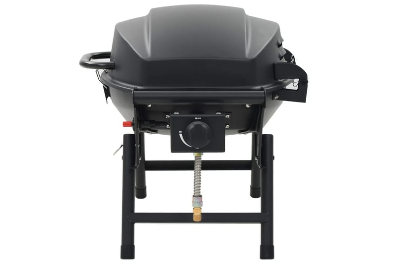 Portabel gasolgrill med kokzon svart - Svart - Trädgård & spabad - Grillar & matlagning utomhus - Gasolgrill
