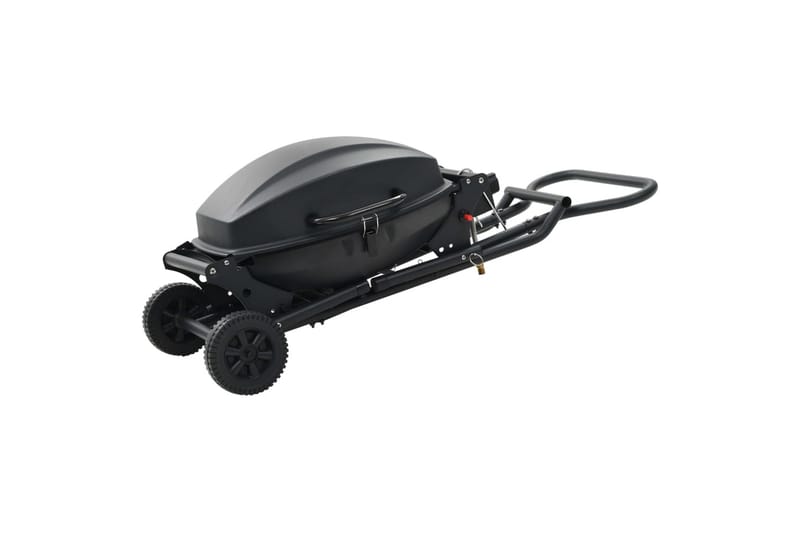 Portabel gasolgrill med kokzon svart - Svart - Trädgård & spabad - Grillar & matlagning utomhus - Gasolgrill