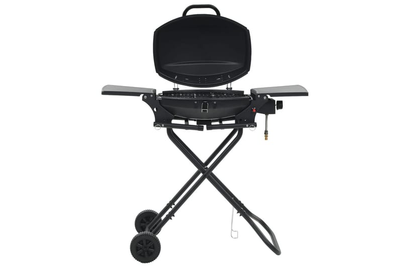 Portabel gasolgrill med kokzon svart - Svart - Trädgård & spabad - Grillar & matlagning utomhus - Gasolgrill