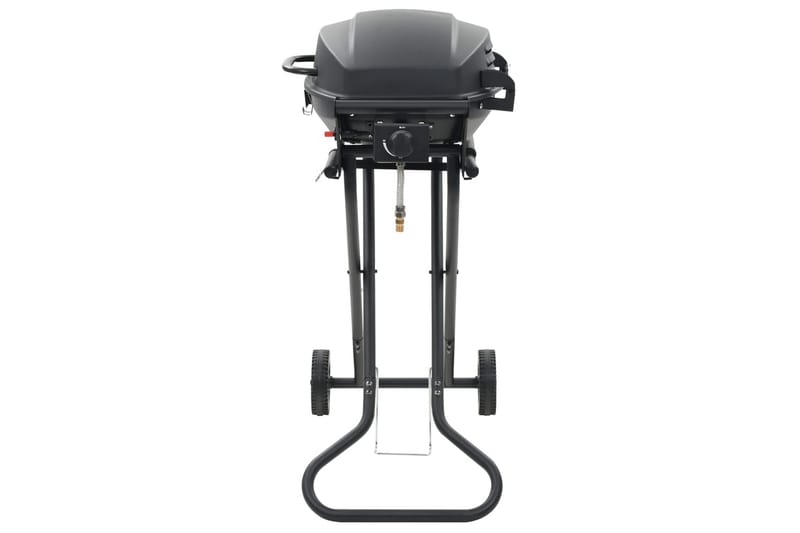 Portabel gasolgrill med kokzon svart - Svart - Trädgård & spabad - Grillar & matlagning utomhus - Gasolgrill