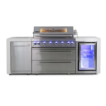 Stor rostfri gasolgrill/utekök | Austin - Trädgård & spabad - Grillar & matlagning utomhus - Gasolgrill
