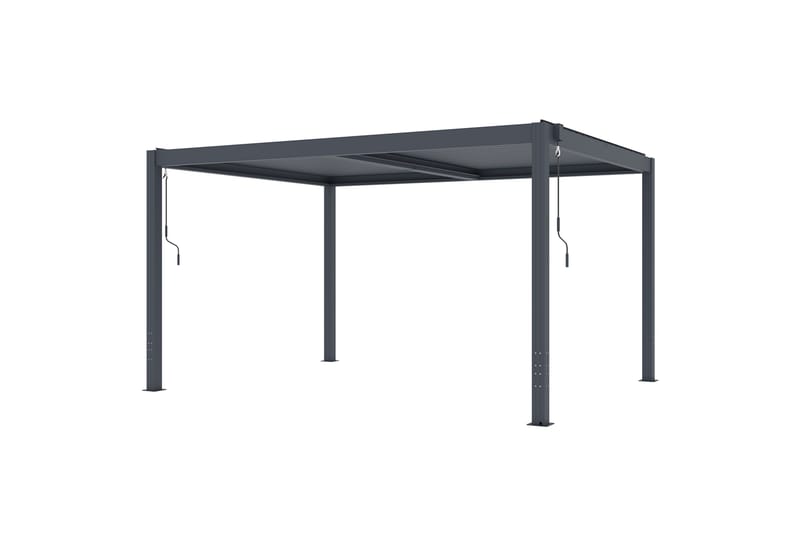 Fornorth Pergola Lounge 4x3 m - Mörk Grå - Utemöbler - Solskydd - Pergola