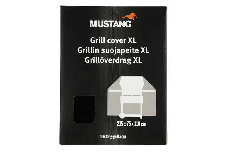 Grillöverdrag Mustang - Svart - Trädgård & spabad - Grillar & matlagning utomhus - Grilltillbehör - Skyddshuvar