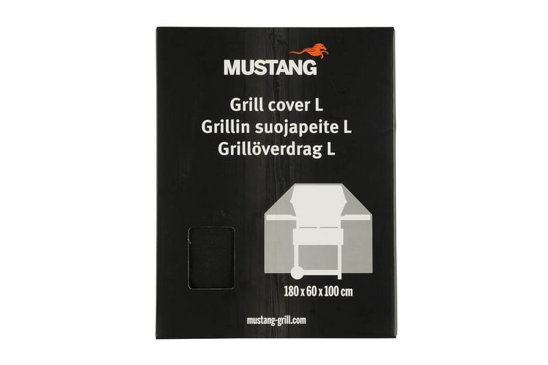 Grillöverdrag Mustang - Svart - Trädgård & spabad - Grillar & matlagning utomhus - Grilltillbehör - Skyddshuvar