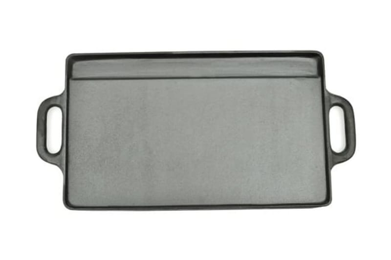 Grillplatta 2 st gjutjärn vändbar 38x23 cm - Trädgård & spabad - Grillar & matlagning utomhus - Grilltillbehör