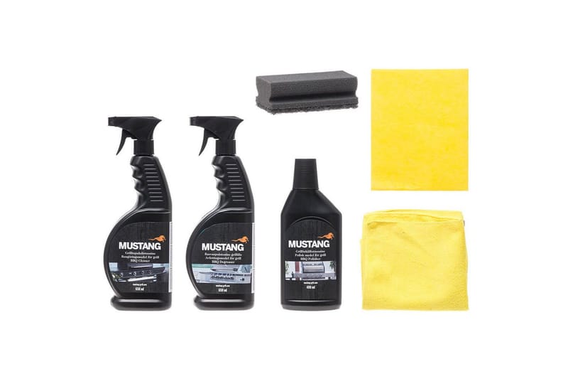 Grillrengöringsset Mustang 6 Delar - Trädgård & spabad - Grillar & matlagning utomhus - Grilltillbehör