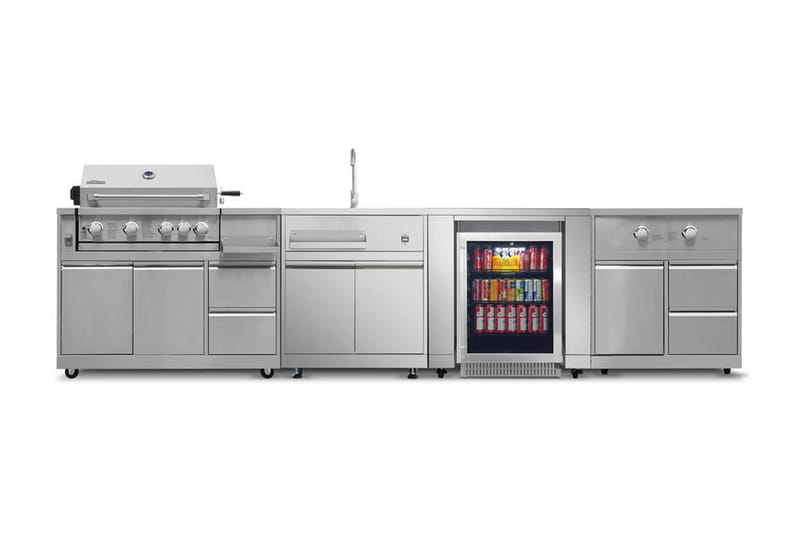 Inox Range - Modul med sidobrännare - Myoutdoorkitchen - Trädgård & spabad - Grillar & matlagning utomhus - Grilltillbehör