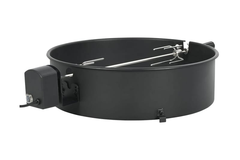 Rotisserieset med ring grill 57 cm svart - Svart - Grillställ & rotisserie - Grilltillbehör