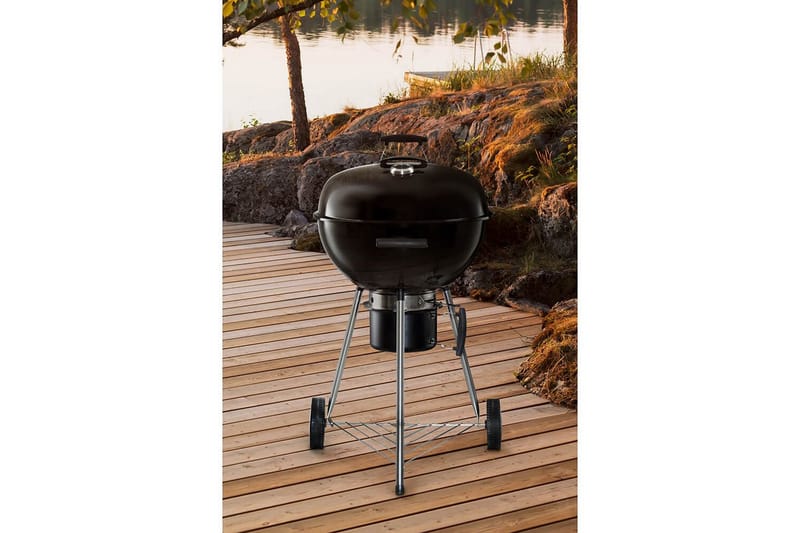 Kolgrill Mustang Gourmet 57 - Svart - Trädgård & spabad - Grillar & matlagning utomhus - Kolgrillar