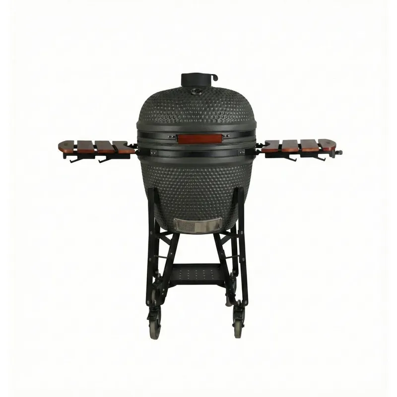 Kamado grill 23” | Keramisk kolgrill | Sidobord & termometer, undefined