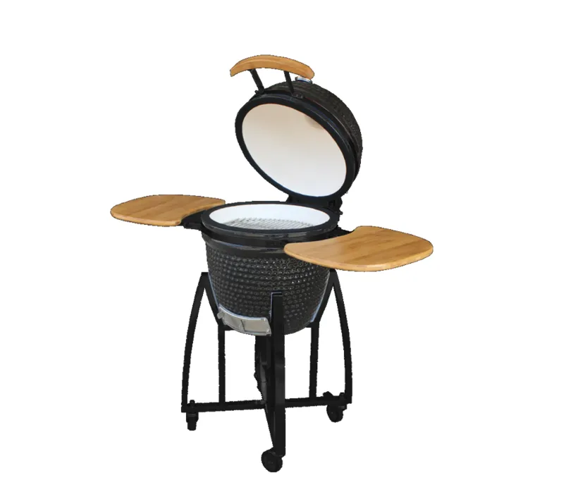Kamado Grill | Keramisk Grill BBQ | Ø45 cm  | Svart - Trädgård & spabad - Grillar & matlagning utomhus - Kolgrillar - Klotgrillar