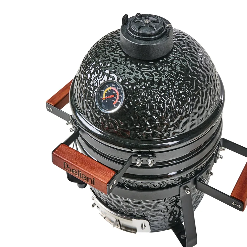 Kamado Kolgrill Keramik - Svart - Trädgård & spabad - Grillar & matlagning utomhus - Kolgrillar - Klotgrillar