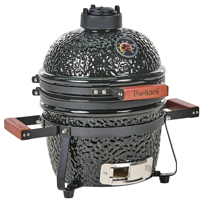 Kamado Kolgrill Keramik - Svart - Trädgård & spabad - Grillar & matlagning utomhus - Kolgrillar - Klotgrillar