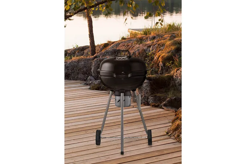 Klotgrill Mustang Basic 47 - Svart - Trädgård & spabad - Grillar & matlagning utomhus - Kolgrillar - Klotgrillar