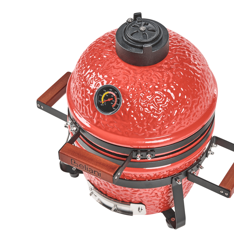 Kamado Kolgrill Keramik - Röd - Trädgård & spabad - Grillar & matlagning utomhus - Kolgrillar - Klotgrillar