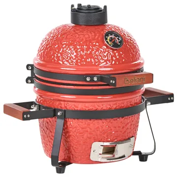 Kamado Kolgrill Keramik - Röd - Trädgård & spabad - Grillar & matlagning utomhus - Kolgrillar - Klotgrillar