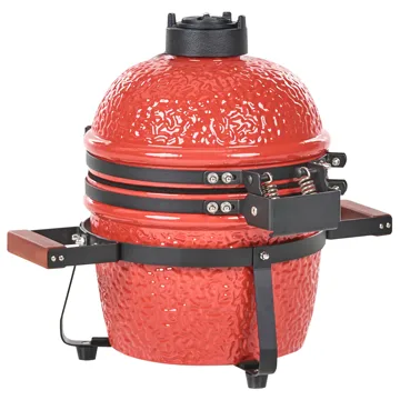 Kamado Kolgrill Keramik - Röd - Trädgård & spabad - Grillar & matlagning utomhus - Kolgrillar - Klotgrillar