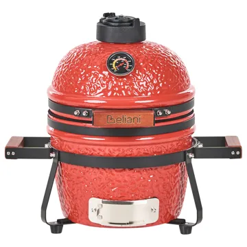 Kamado Kolgrill Keramik - Röd - Trädgård & spabad - Grillar & matlagning utomhus - Kolgrillar - Klotgrillar