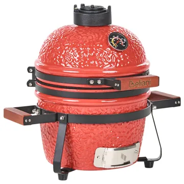 Kamado Kolgrill Keramik - Röd - Trädgård & spabad - Grillar & matlagning utomhus - Kolgrillar - Klotgrillar