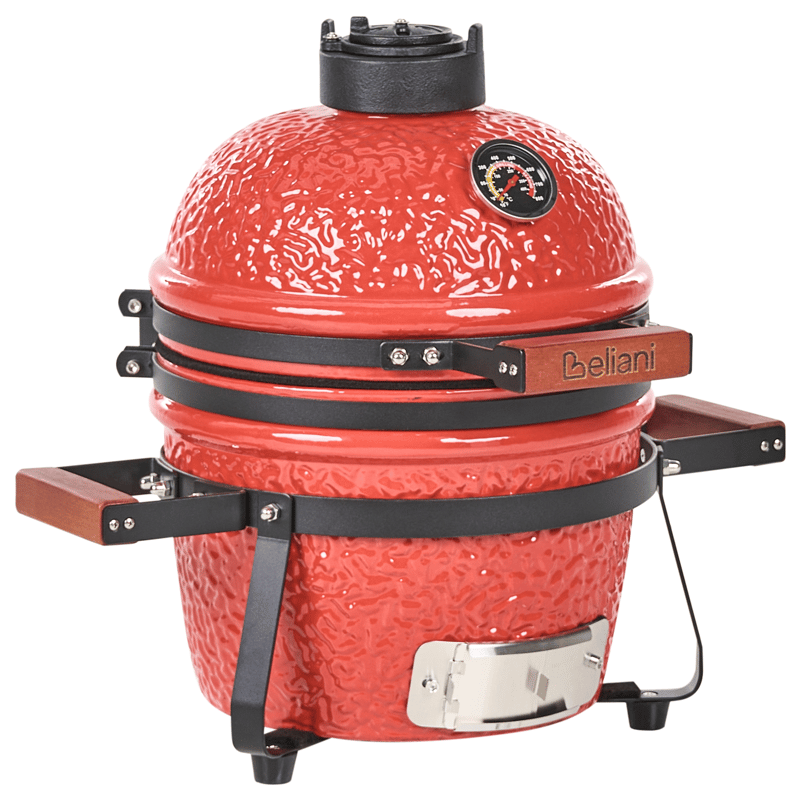 Kamado Kolgrill Keramik - Röd - Trädgård & spabad - Grillar & matlagning utomhus - Kolgrillar - Klotgrillar