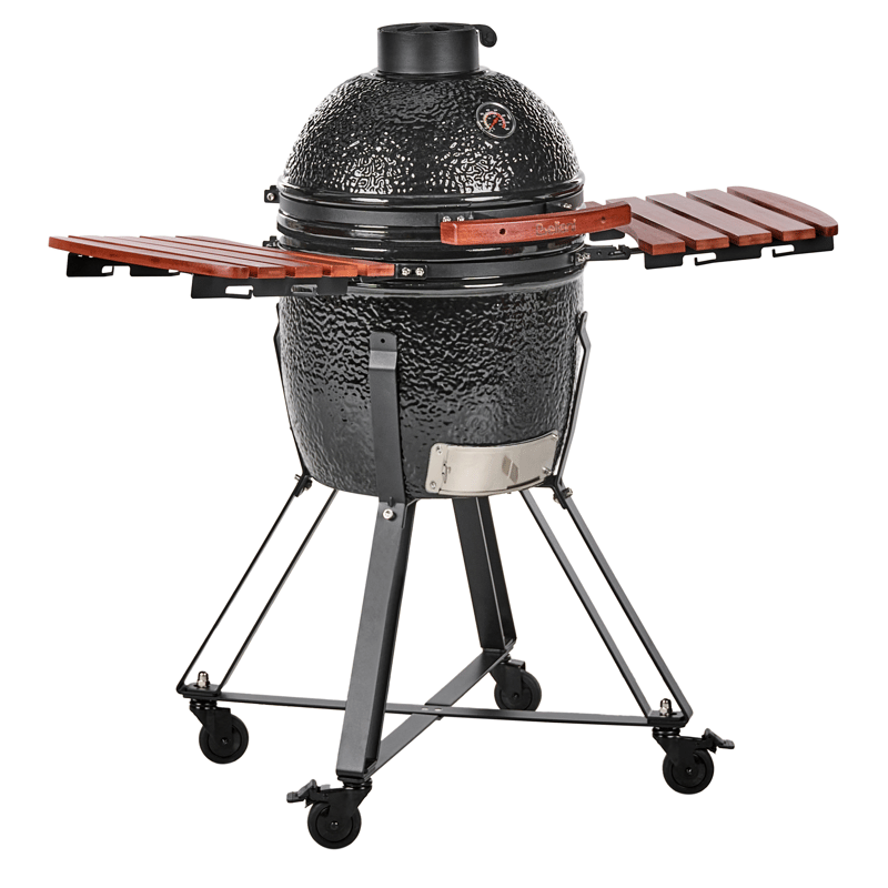 Kolgrill Kamado Keramik - Svart/Brun - Trädgård & spabad - Grillar & matlagning utomhus - Kolgrillar - Klotgrillar