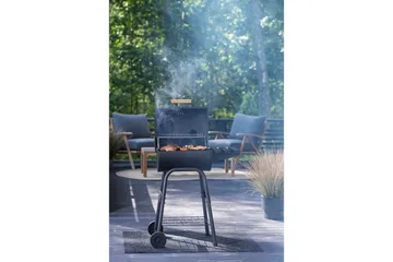 Kolgrill Mustang Barrel Kilgore - Svart - Trädgård & spabad - Grillar & matlagning utomhus - Kolgrillar