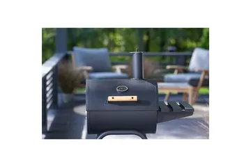Kolgrill Mustang Barrel Kilgore - Svart - Trädgård & spabad - Grillar & matlagning utomhus - Kolgrillar