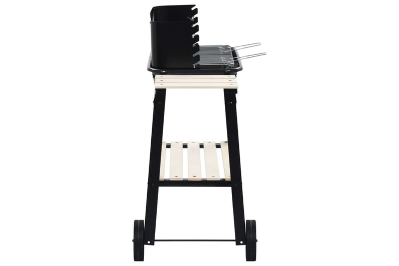Kolgrill stativ med hjul - Svart - Trädgård & spabad - Grillar & matlagning utomhus - Kolgrillar