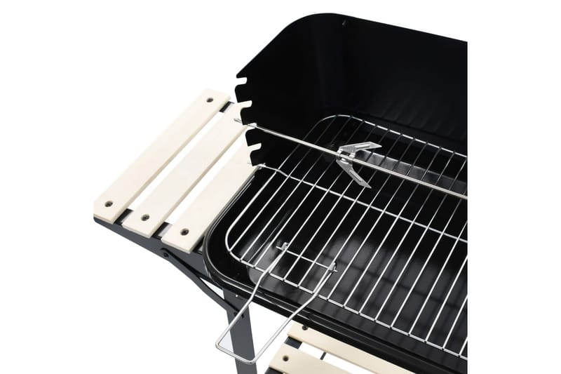 Kolgrill stativ med hjul - Svart - Trädgård & spabad - Grillar & matlagning utomhus - Kolgrillar