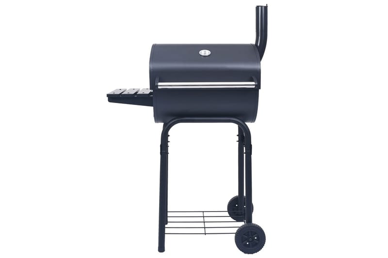 Kolgrill/rökargrill med nedre hylla svart - Svart - Trädgård & spabad - Grillar & matlagning utomhus - Kolgrillar