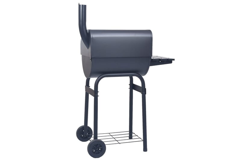 Kolgrill/rökargrill med nedre hylla svart - Svart - Trädgård & spabad - Grillar & matlagning utomhus - Kolgrillar