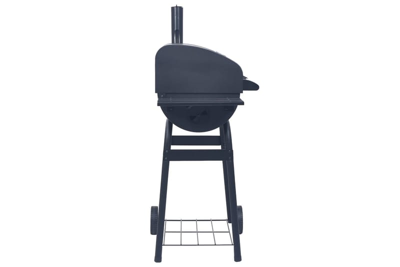 Kolgrill/rökargrill med nedre hylla svart - Svart - Trädgård & spabad - Grillar & matlagning utomhus - Kolgrillar