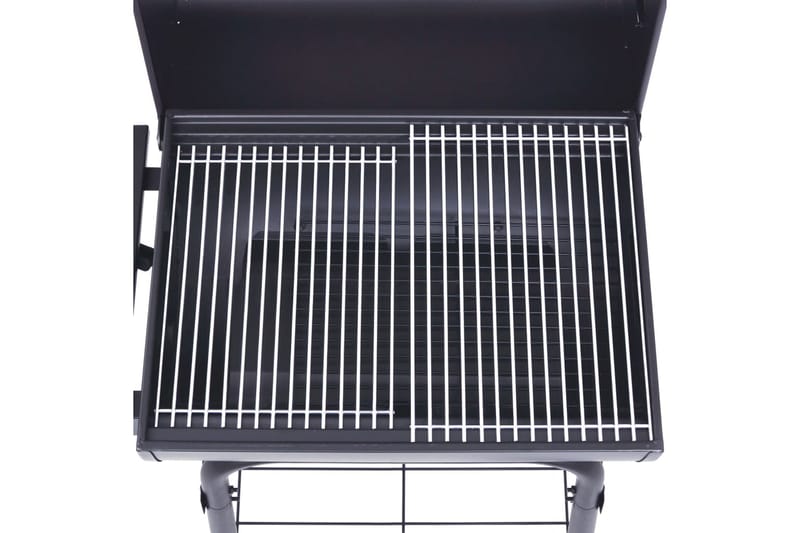 Kolgrill/rökargrill med nedre hylla svart - Svart - Trädgård & spabad - Grillar & matlagning utomhus - Kolgrillar
