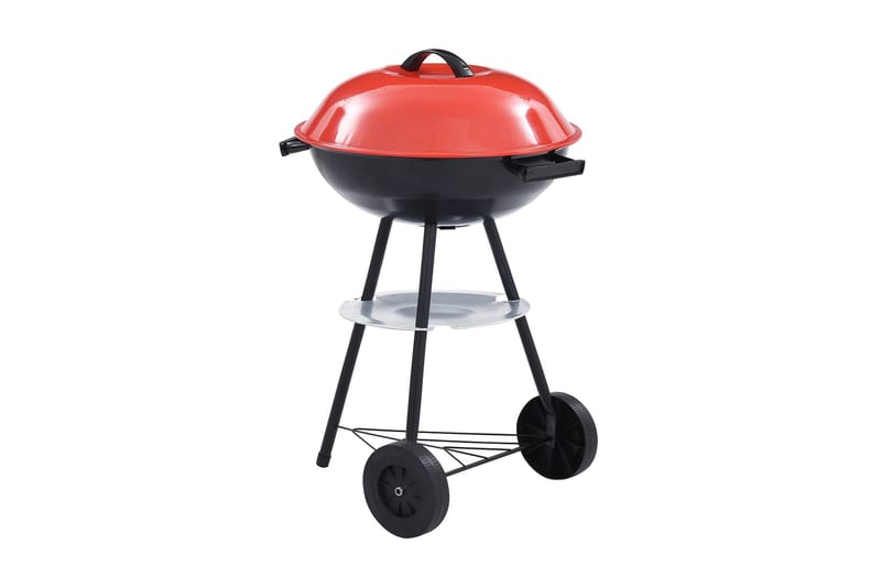 Portabel kolgrill med hjul XXL 44 cm - Flerfärgad - Klotgrillar - Kolgrillar