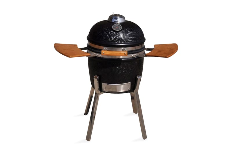 Kamado keramisk grill smoker 81 cm - Svart - Grilltillbehör - Rökar & rökgrillar