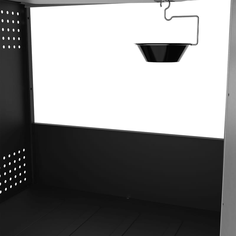 Rostfri gasolgrill med sidobrännare | Lock med glasfönster | Kansas - Trädgård & spabad - Grillar & matlagning utomhus - Gasolgrill