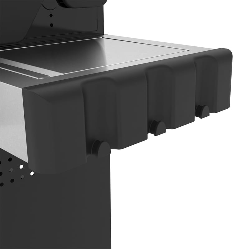 Rostfri gasolgrill med sidobrännare | Lock med glasfönster | Kansas - Trädgård & spabad - Grillar & matlagning utomhus - Gasolgrill